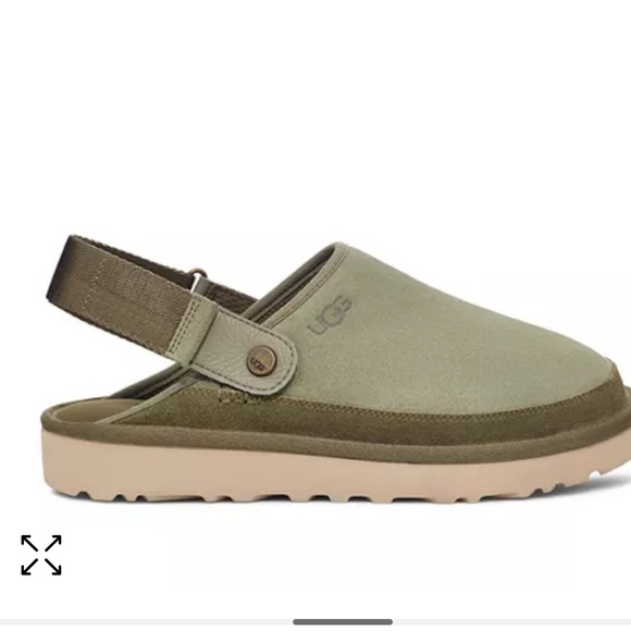 UGG Other - UGG Goldencoast  Khaki Leather Clogs, Size 12, New without Tag